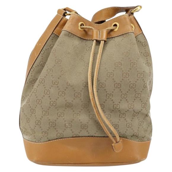 GUCCI GG Canvas Shoulder Bag Beige Gold 001 854 1627 Auth ep10612 - Picture 13 of 16